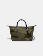 Stradivarius Geantă Crossbody Cu Fermoar Kaki Os