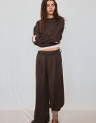 Stradivarius Hanorac Cu Talie Ajustată Și Textură Fină Albastru Marin Xl