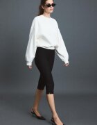 Stradivarius Hanorac De Bază Ecru Xs