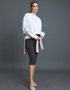 Stradivarius Hanorac De Bază Gris Amestec M
