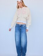 Stradivarius Hanorac Regular Imprimat Bej L