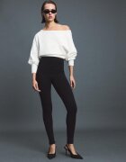 Stradivarius Leggings Din Tricot Negru Xs