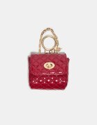 Stradivarius Mini Geantă Charm Matlasată Maro Deschis Os