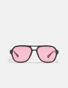 Stradivarius Ochelari Din Pastă Cu Dublu Puntea Fucsia Os