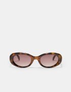 Stradivarius Ochelari Ovali Cu Efect Baga Albastru Os