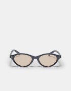 Stradivarius Ochelari Ovali Mici Din Plastic Negru Os
