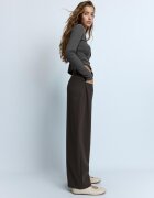 Stradivarius Pantaloni Barrel Eleganți Mov 42