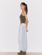 Stradivarius Pantaloni Jogger Balloon Fit Cu Stoppers Gri Melanj Xl