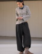 Stradivarius Pantaloni Jogger Barrel Din Felpa Cu Opritori Gri Marengo L