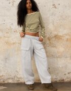 Stradivarius Pantaloni Jogger Cargo Gris Amestec Xl