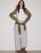 Stradivarius Pantaloni Jogger Cu Stoppers Gris Amestec S