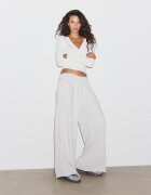 Stradivarius Pantaloni Jogger Din Felpa Largi Gris Amestec L