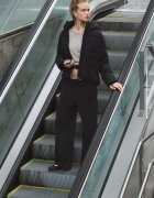Stradivarius Pantaloni Jogger Largi Cu Nervură Și Textură Moale Negru M