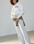 Stradivarius Pantaloni Jogger Largi Gris Amestec Xs
