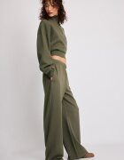 Stradivarius Pantaloni Jogger Largi Kaki Xs