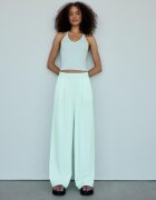 Stradivarius Pantaloni Jogger Light Tech Cu Talie Elastică Verde Pastel Xl