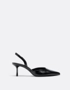 Stradivarius Pantofi Cu Toc De Bază Negru 38