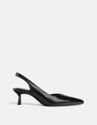 Stradivarius Pantofi De Bază Cu Toc Kitten Negru 39