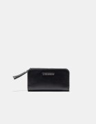 Stradivarius Portofel Cu Fermoar Negru Os