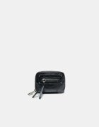 Stradivarius Portofel Portcard Cu Buzunar Cu Fermoar Negru Os
