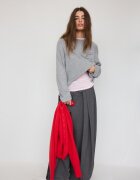 Stradivarius Pulover Cu Mânecă Raglan Gri Marengo M