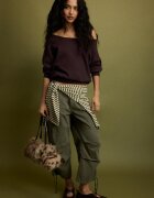 Stradivarius Pulover Din Tricot Asimetric Albastru M