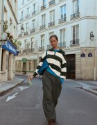 Stradivarius Pulover Din Tricot Cu Fermoar Kaki L