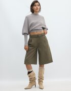 Stradivarius Pulover Din Tricot Cu Mânecă Liliac Și Guler Perkins 0-458 L