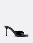 Stradivarius Saboți Cu Toc Negru 37