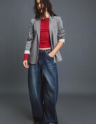 Stradivarius Sacou De Bază Din Tricot Gri Marengo S