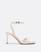 Stradivarius Sandale Cu Toc Stiletto Crem 36