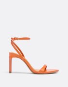 Stradivarius Sandale Cu Toc Stiletto Portocaliu 41