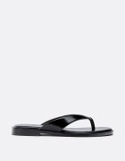 Stradivarius Sandale Joase Tip Thong Negru 40