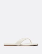 Stradivarius Sandale Plate Tip Thong Crem 39