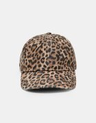 Stradivarius Șapcă Clasică Imprimeu Leopard Maro Os