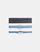 Stradivarius Set 3 Benzi Sport Elastice Pentru Păr Gri Os