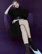 Stradivarius Trench Cu Mâneci Voluminoase Negru S