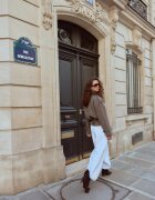 Stradivarius Trench Oversize Moale La Atingere Maro S