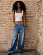 Stradivarius Tricou Cu Bretele Late Alb Xl