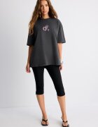 Stradivarius Tricou Cu Grafică Olivia Rodrigo Gri Marengo Xs