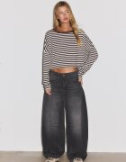 Stradivarius Tricou Cu Mânecă Lungă Maro M
