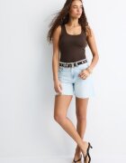 Stradivarius Tricou Din Poliamidă Cu Bretele Late Maro M