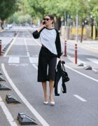 Stradivarius Tricou Oversize Tip Baseball Negru L