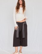 Stradivarius Tricou Simplu Cu Mânecă Lungă Ecru Xl