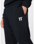 11 Degrees Pantaloni 'Core' negru / alb - Pled.ro