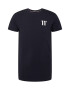 11 Degrees Tricou albastru noapte / alb - Pled.ro