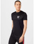 11 Degrees Tricou negru / alb - Pled.ro