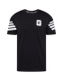 11 Degrees Tricou negru / alb - Pled.ro