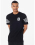 11 Degrees Tricou negru / alb - Pled.ro