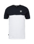 11 Degrees Tricou negru / alb - Pled.ro